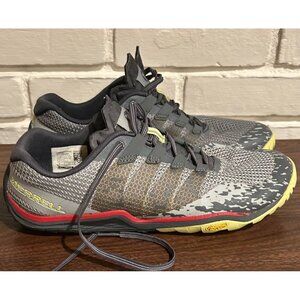 Merrell Men's Trail Glove 5 Barefoot Shoe Size 8 Minimalist Running Shoe Gray -